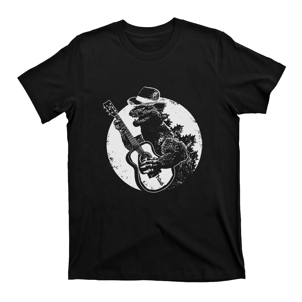 Dinosaur Playing Guitar T-Shirts