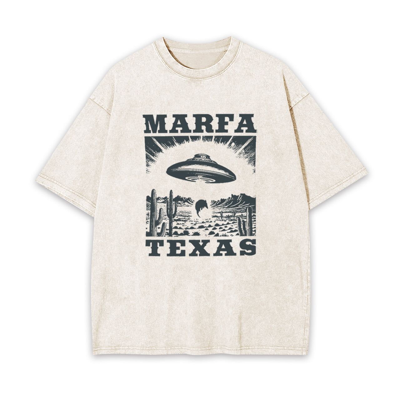 Marfa Texas Armadillo UFO Souvenir Garment-dye Tees