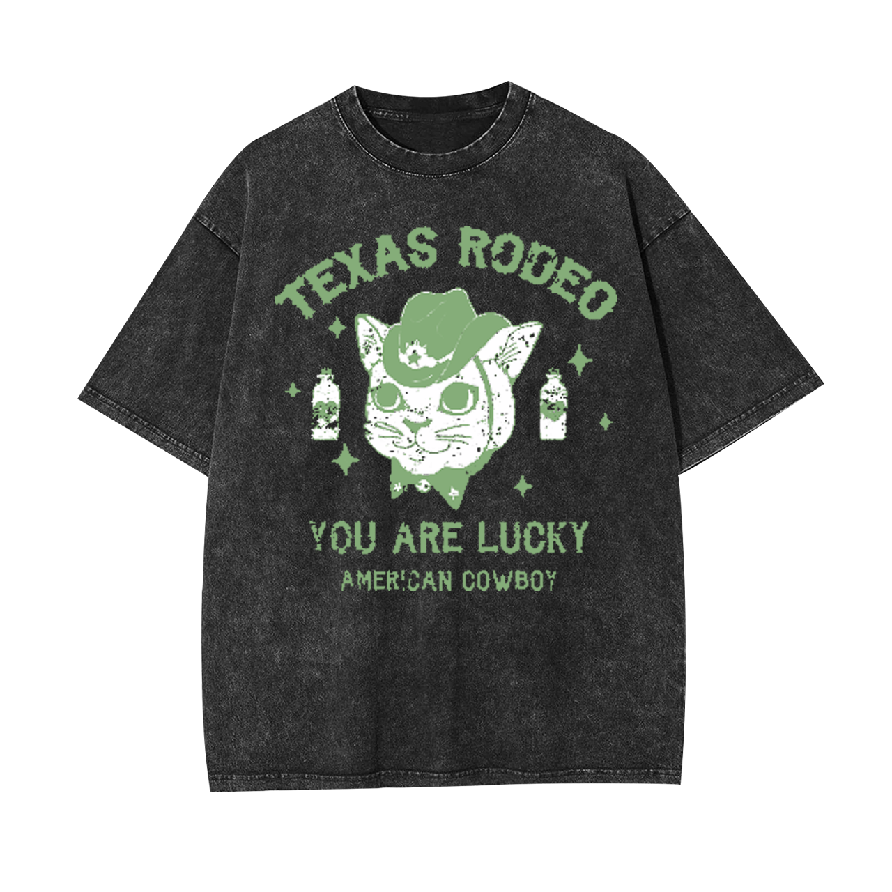 You Are Lucky American Cowboy Garment-dye Tees