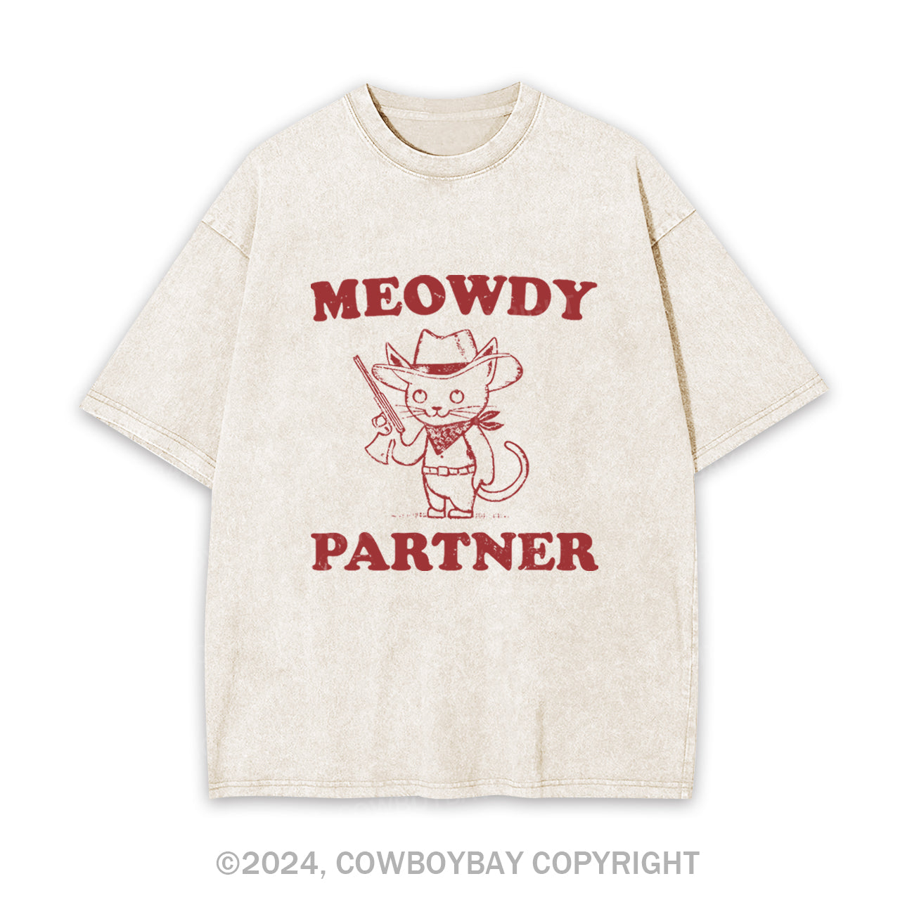 Meowdy Partner Garment-dye Tees