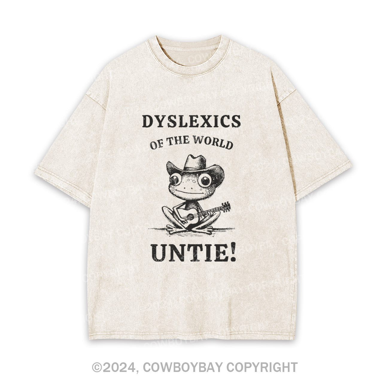 Dyslexics Of The World Untie Garment-dye Tees