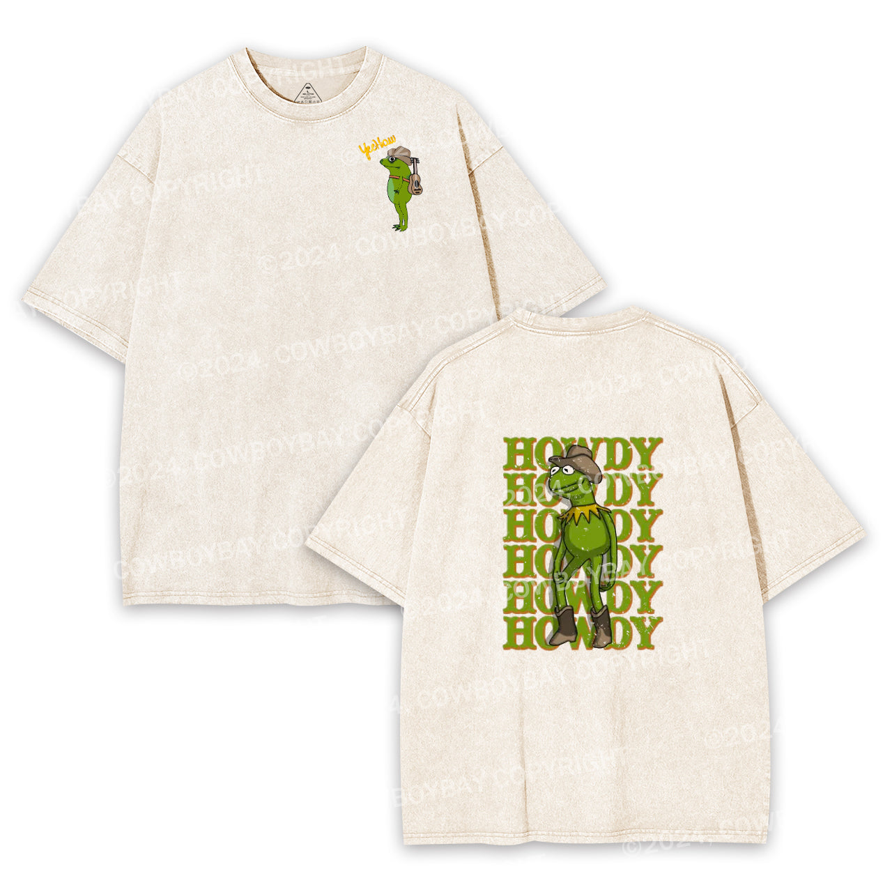 Kermit Howdy Garment-dye Tees