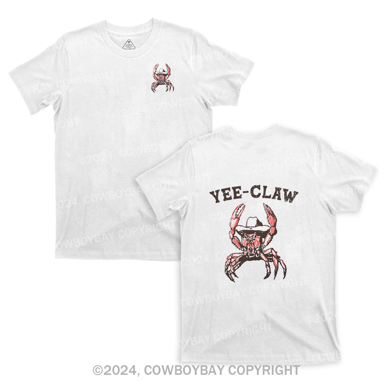 Yee Claw Yee Haw Crab T-Shirts