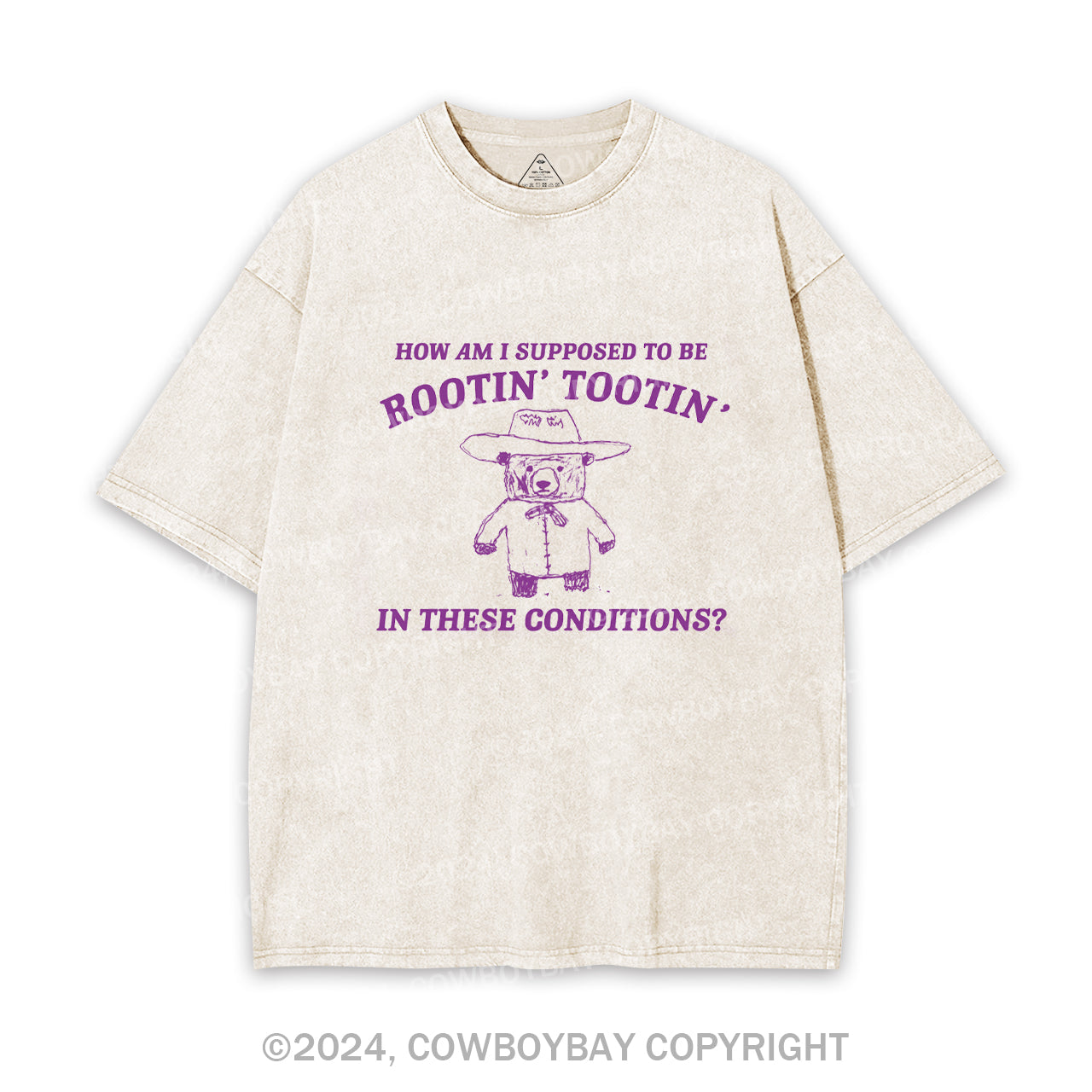 I Can't Root And Toot In These Conditions Garment-dye Tees