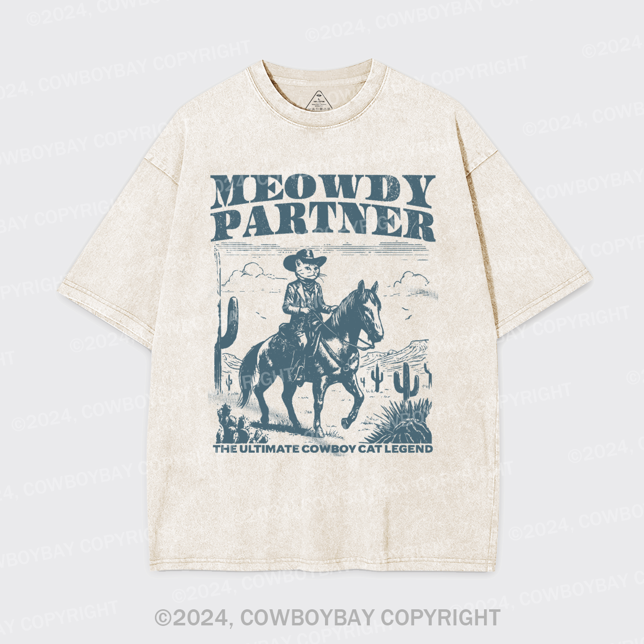 The Ultimate Cowboy Cat Legend Garment-dye Tees