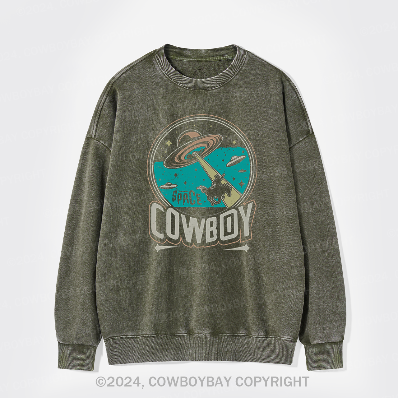 Space Cowboy Washed Sweatshirts