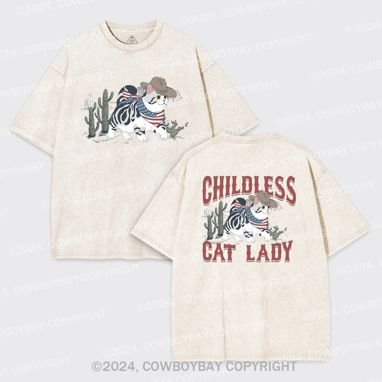 Childless Cat Lady Garment-dye Tees