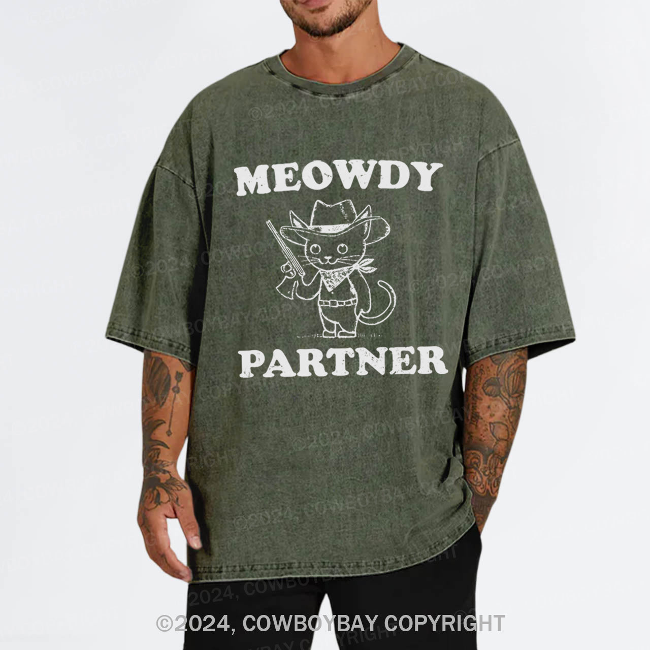 Meowdy Partner Garment-dye Tees