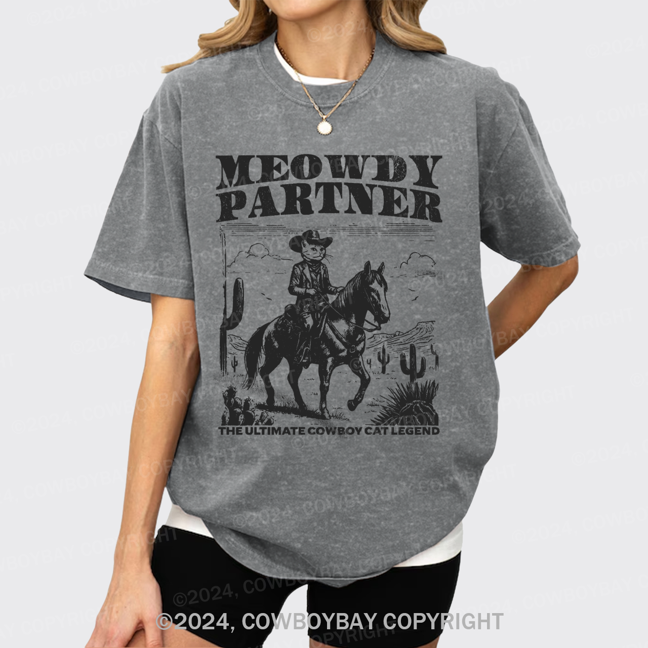 The Ultimate Cowboy Cat Legend Garment-dye Tees