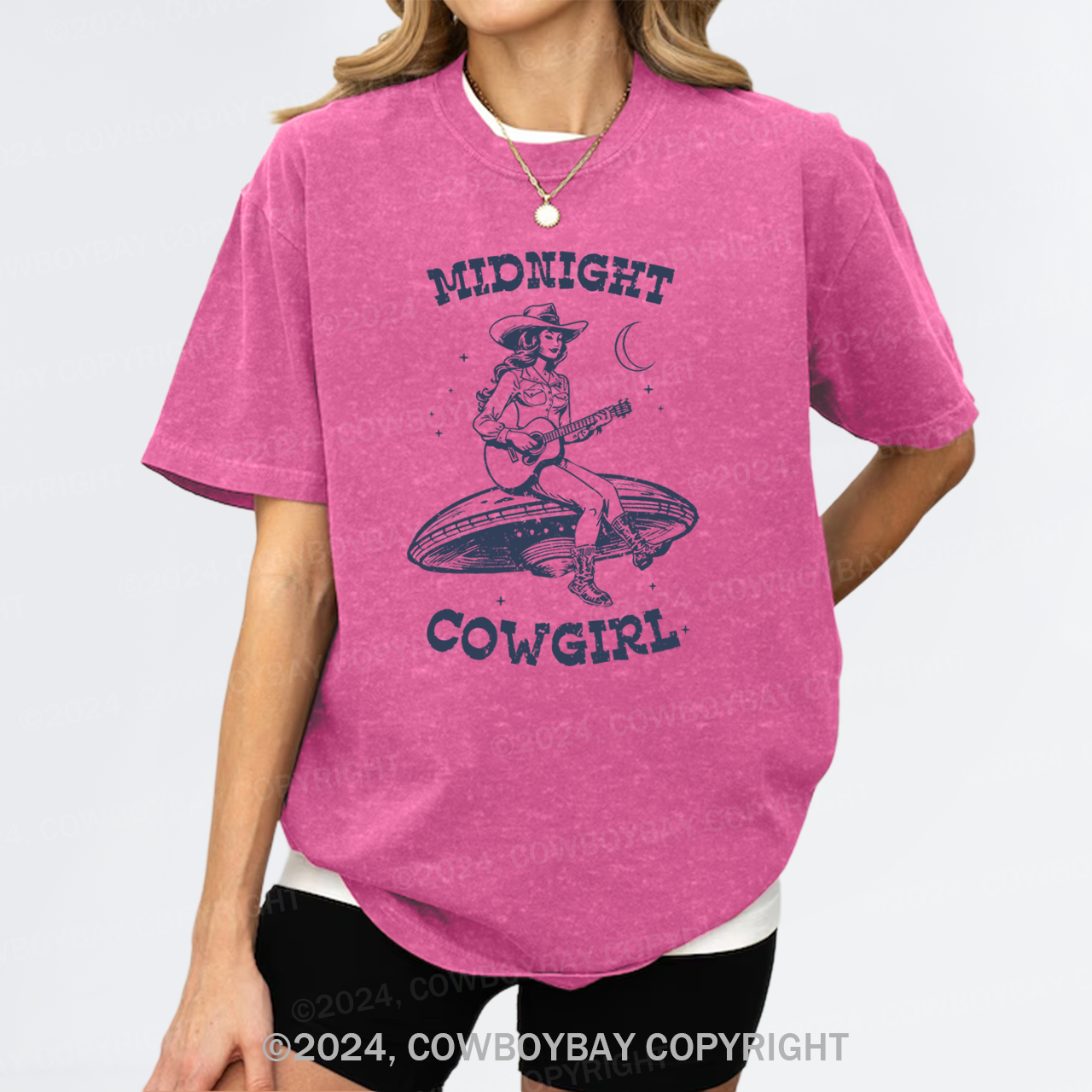 Midnight Cowgirl Garment-dye Tees