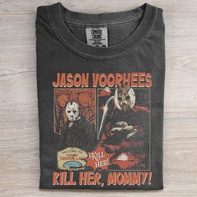 RETRO HORROR MOVIE JASON VOORHEES HALLOWEEN COMIC