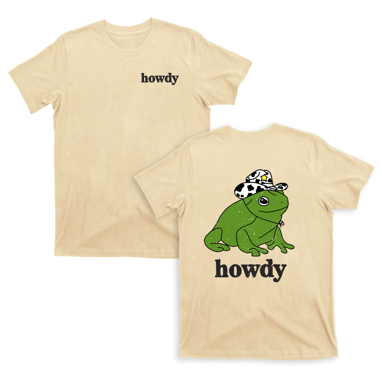 Howdy Cute Frog T-Shirts