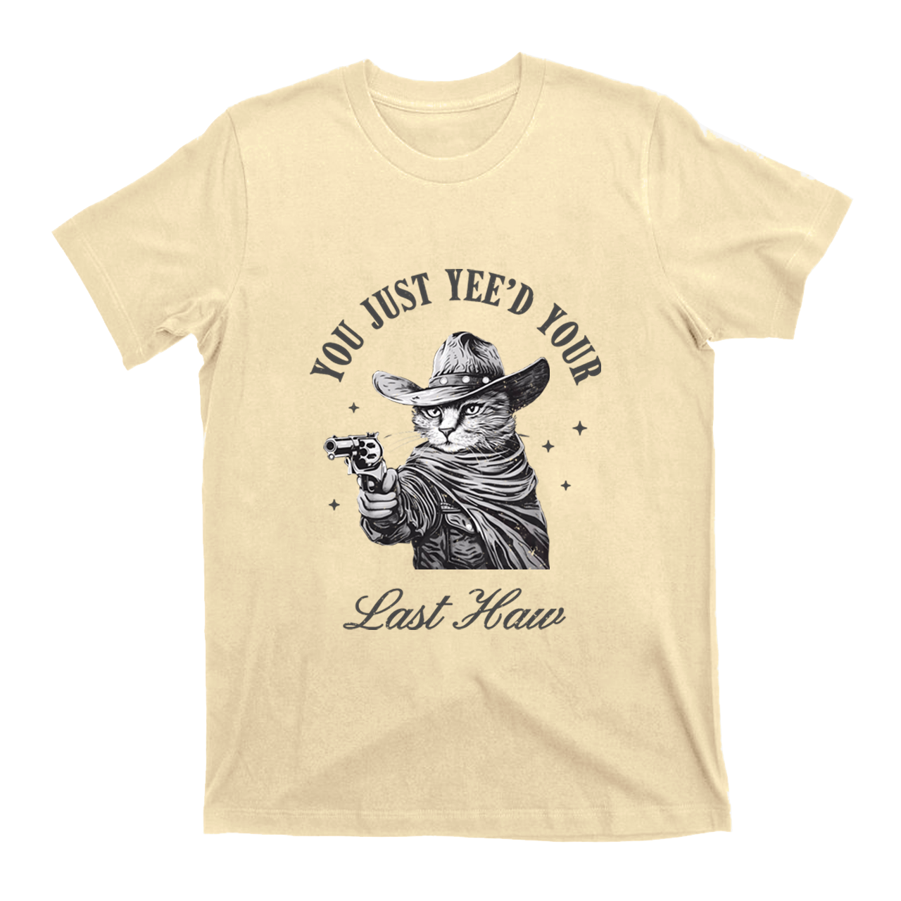 Western Cowboy Cats Love To Shoot T-Shirts