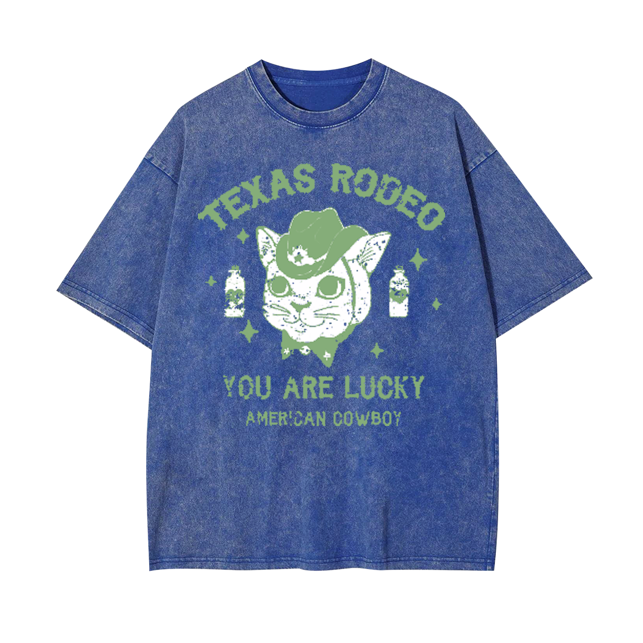 You Are Lucky American Cowboy Garment-dye Tees