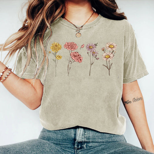 Flower Graphic T-Shirt