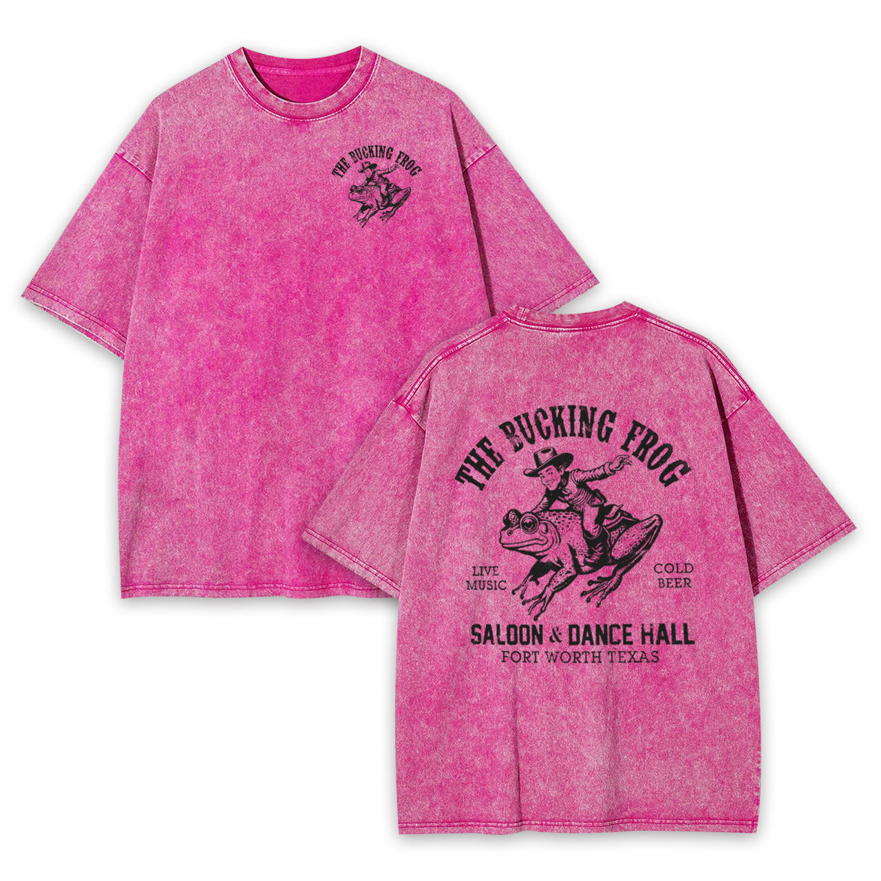 The Bucking Frog Garment-dye Tees