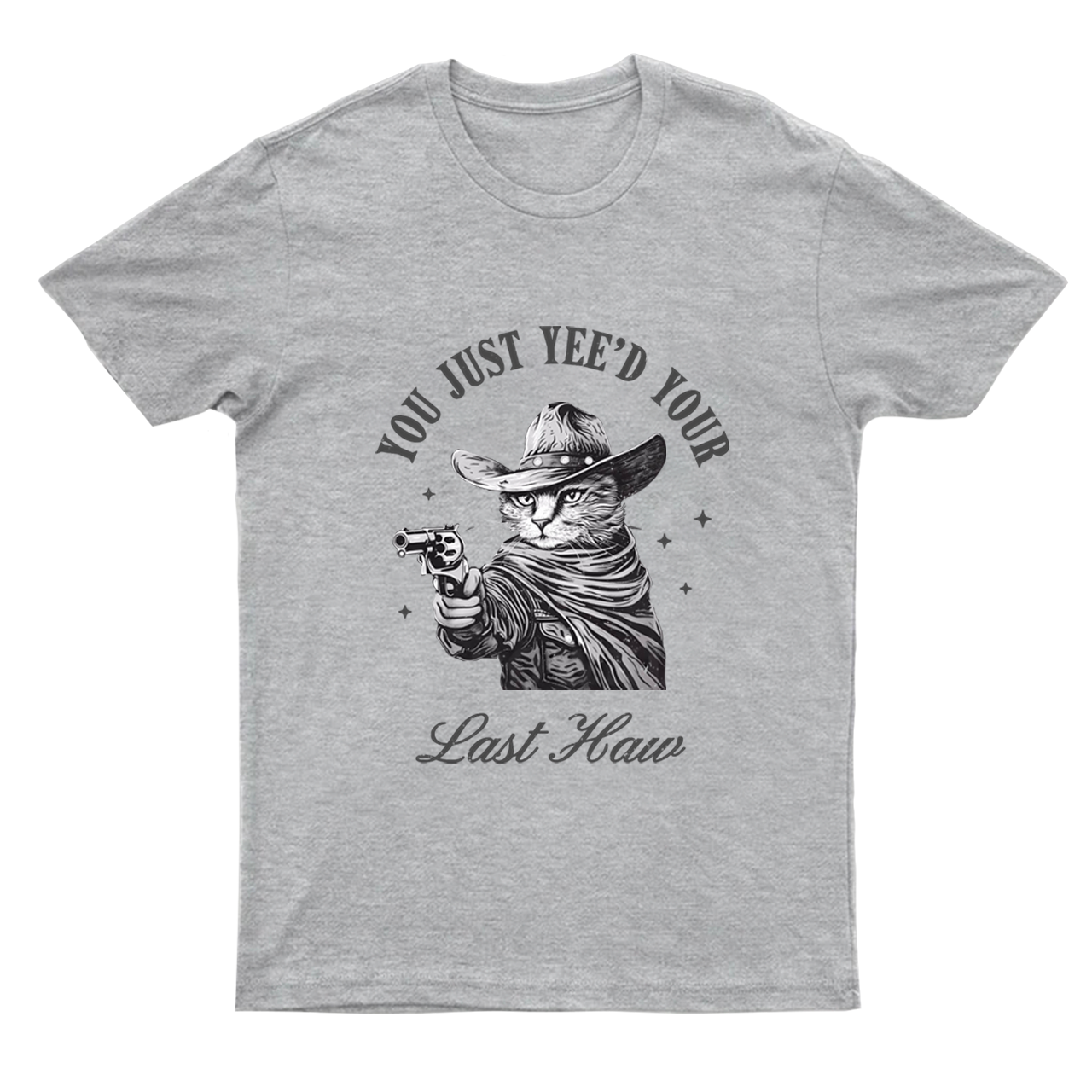 Western Cowboy Cats Love To Shoot T-Shirts