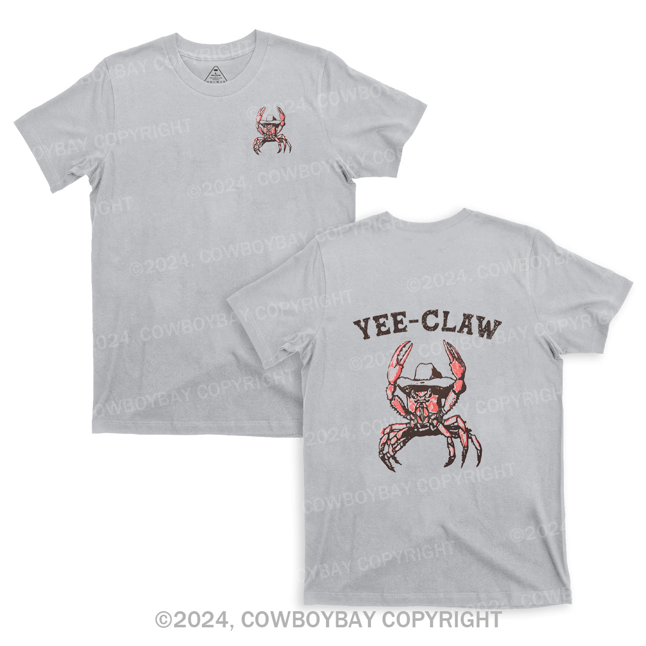 Yee Claw Yee Haw Crab T-Shirts