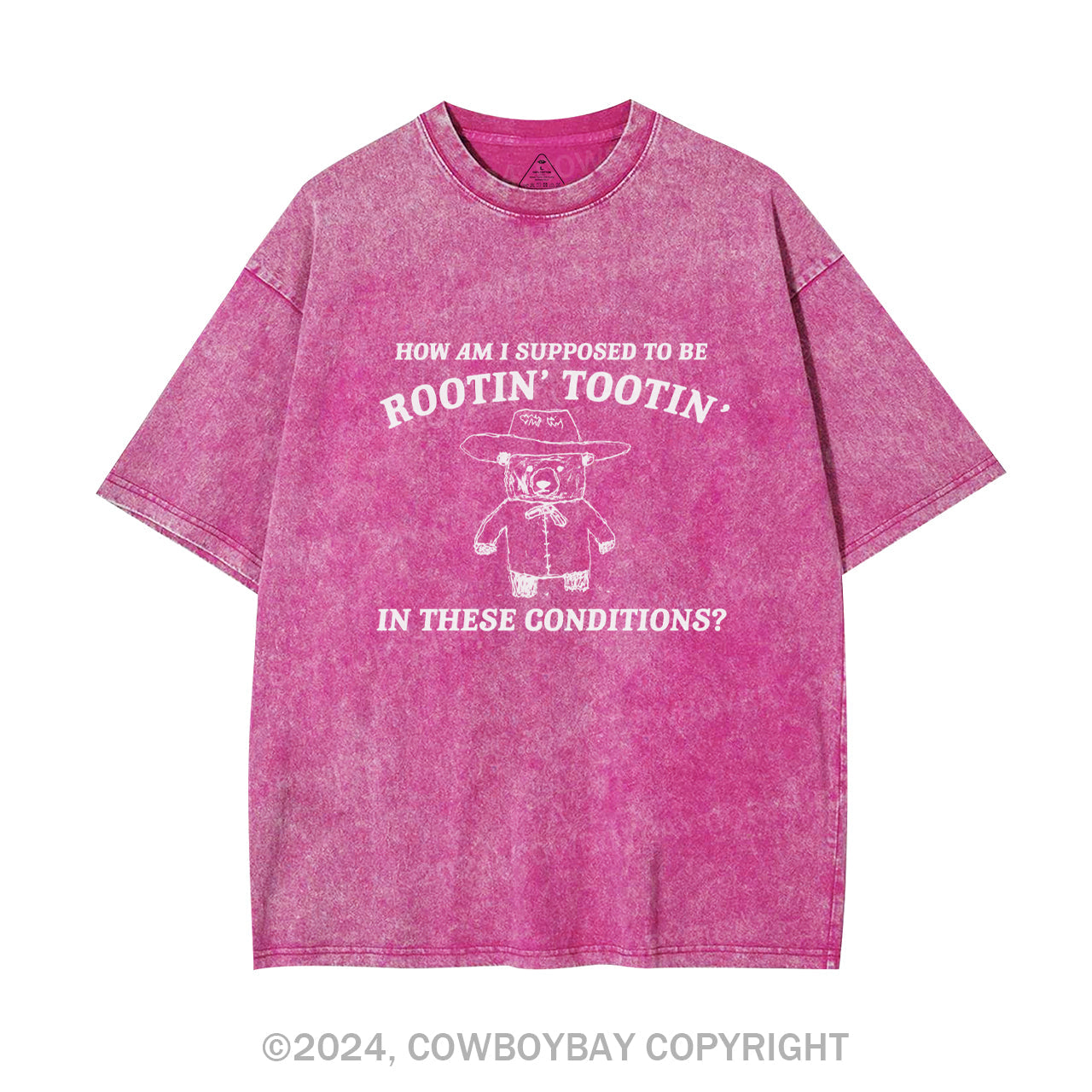 I Can't Root And Toot In These Conditions Garment-dye Tees