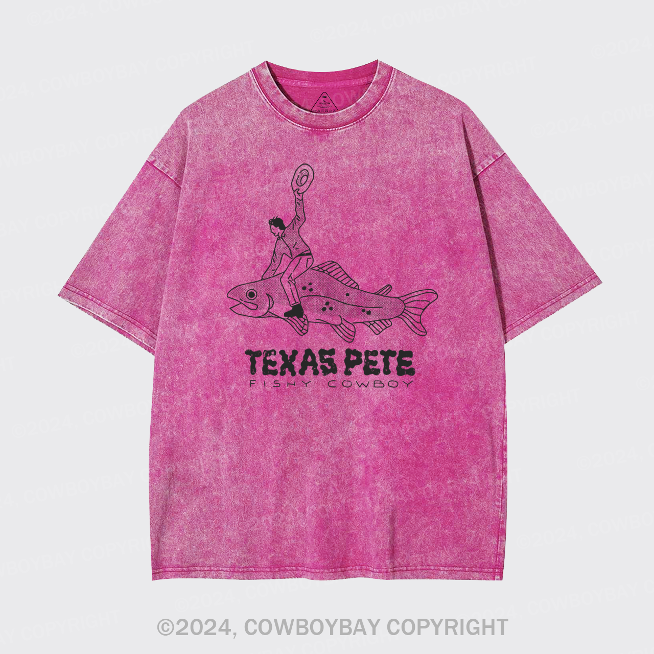 Texas Pete Cowboy  Garment-dye Tees