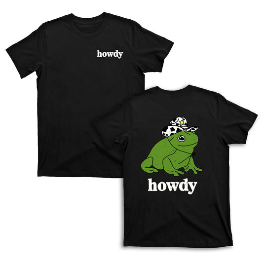 Howdy Cute Frog T-Shirts