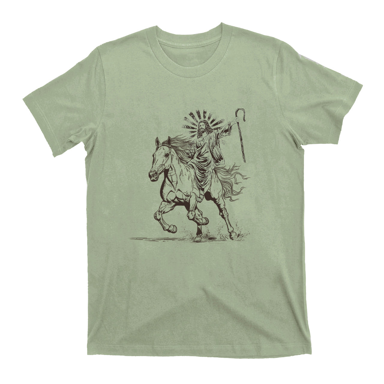 Jesus Riding Horse T-Shirts