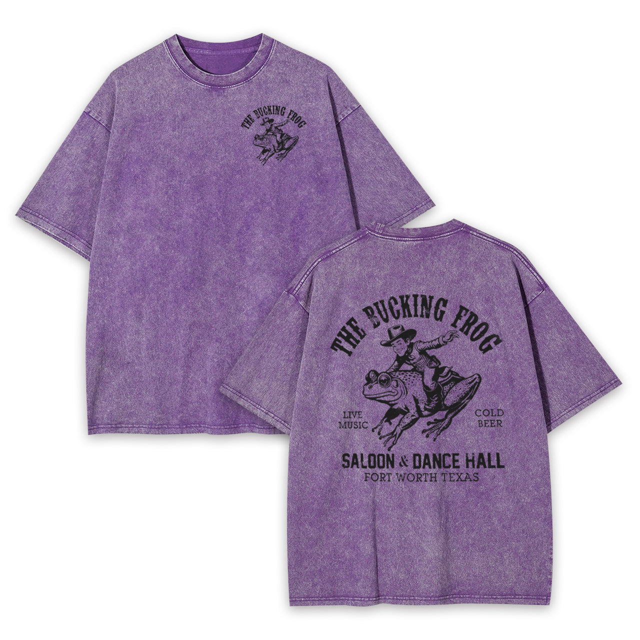 The Bucking Frog Garment-dye Tees