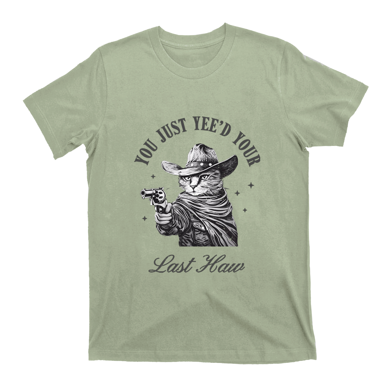 Western Cowboy Cats Love To Shoot T-Shirts