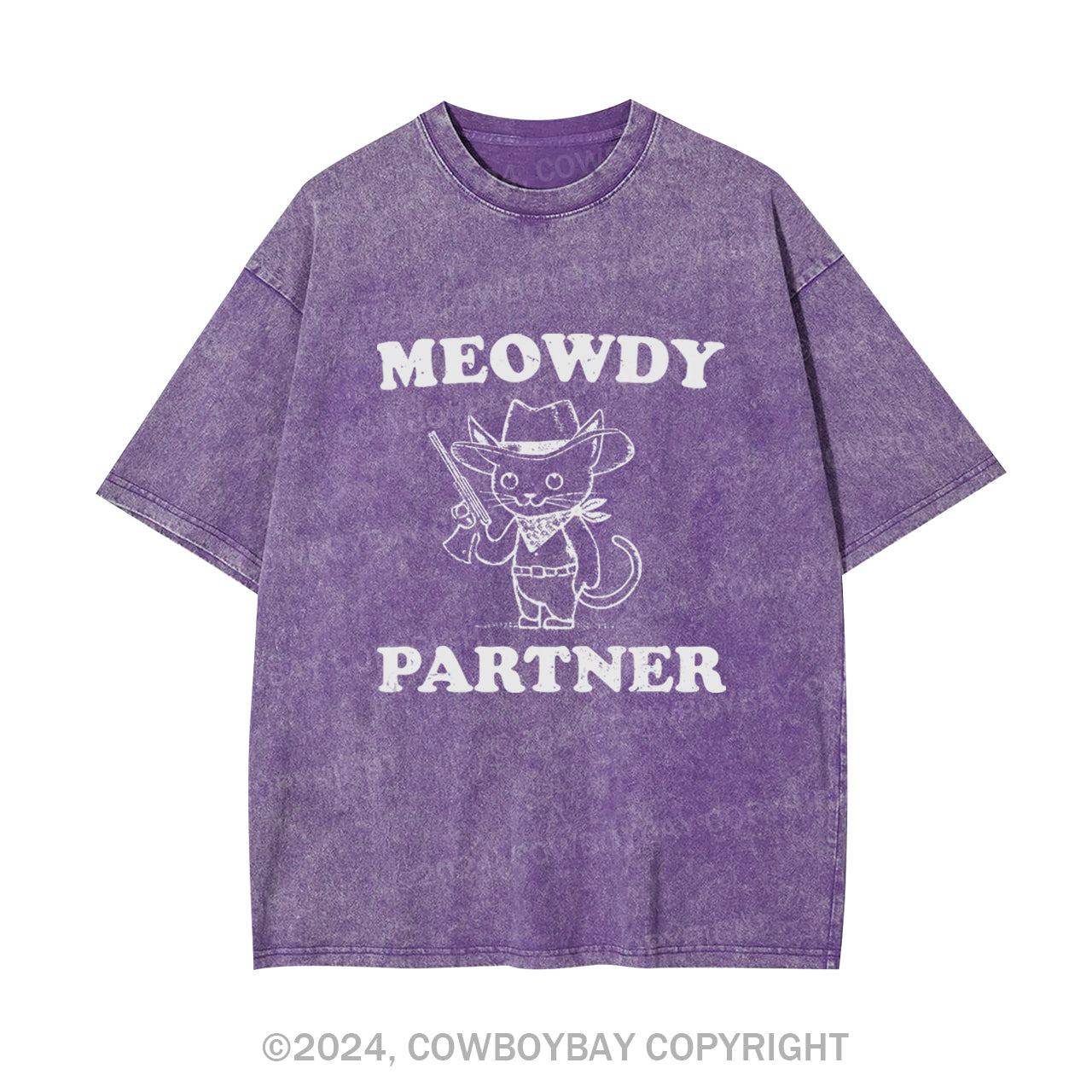 Meowdy Partner Garment-dye Tees