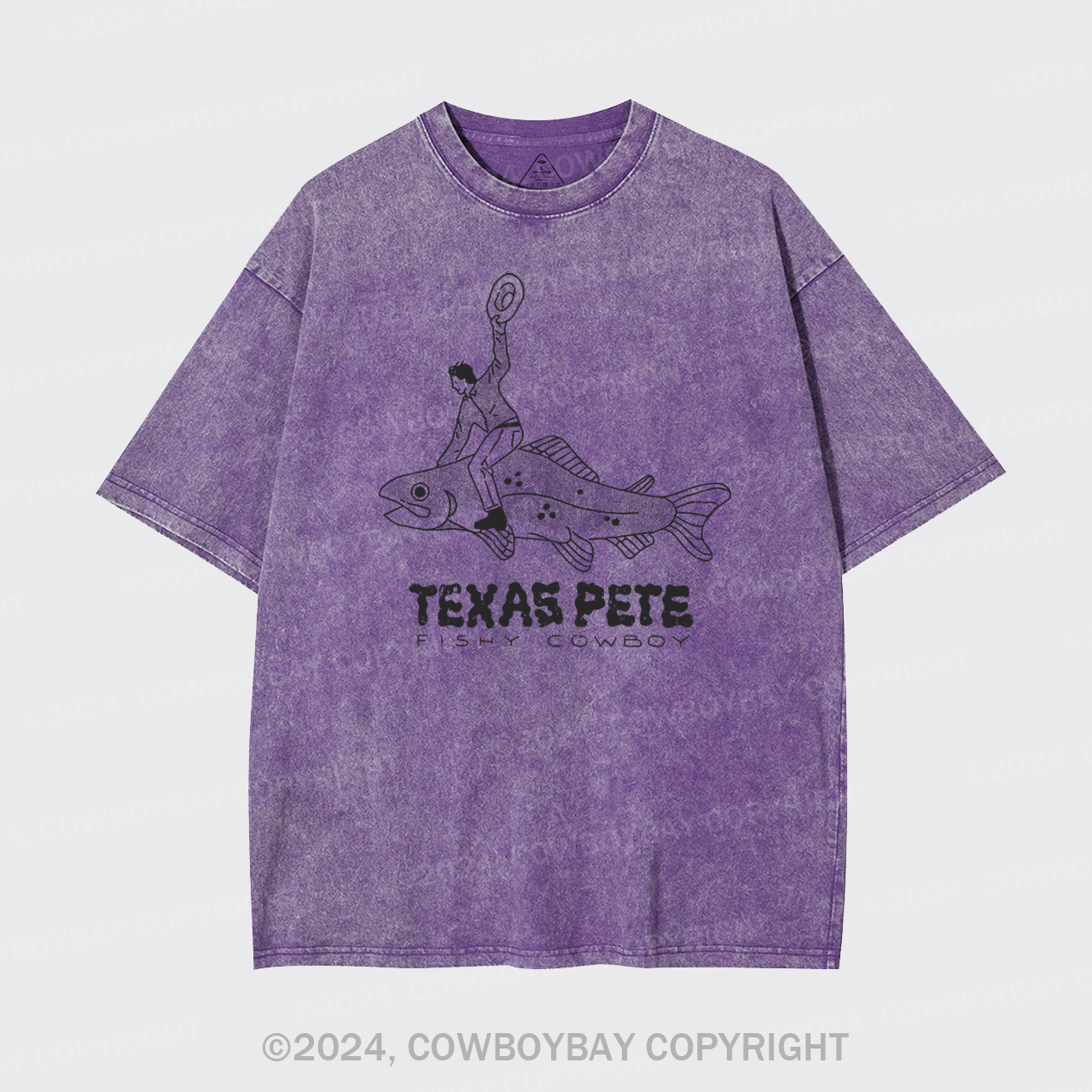 Texas Pete Cowboy  Garment-dye Tees