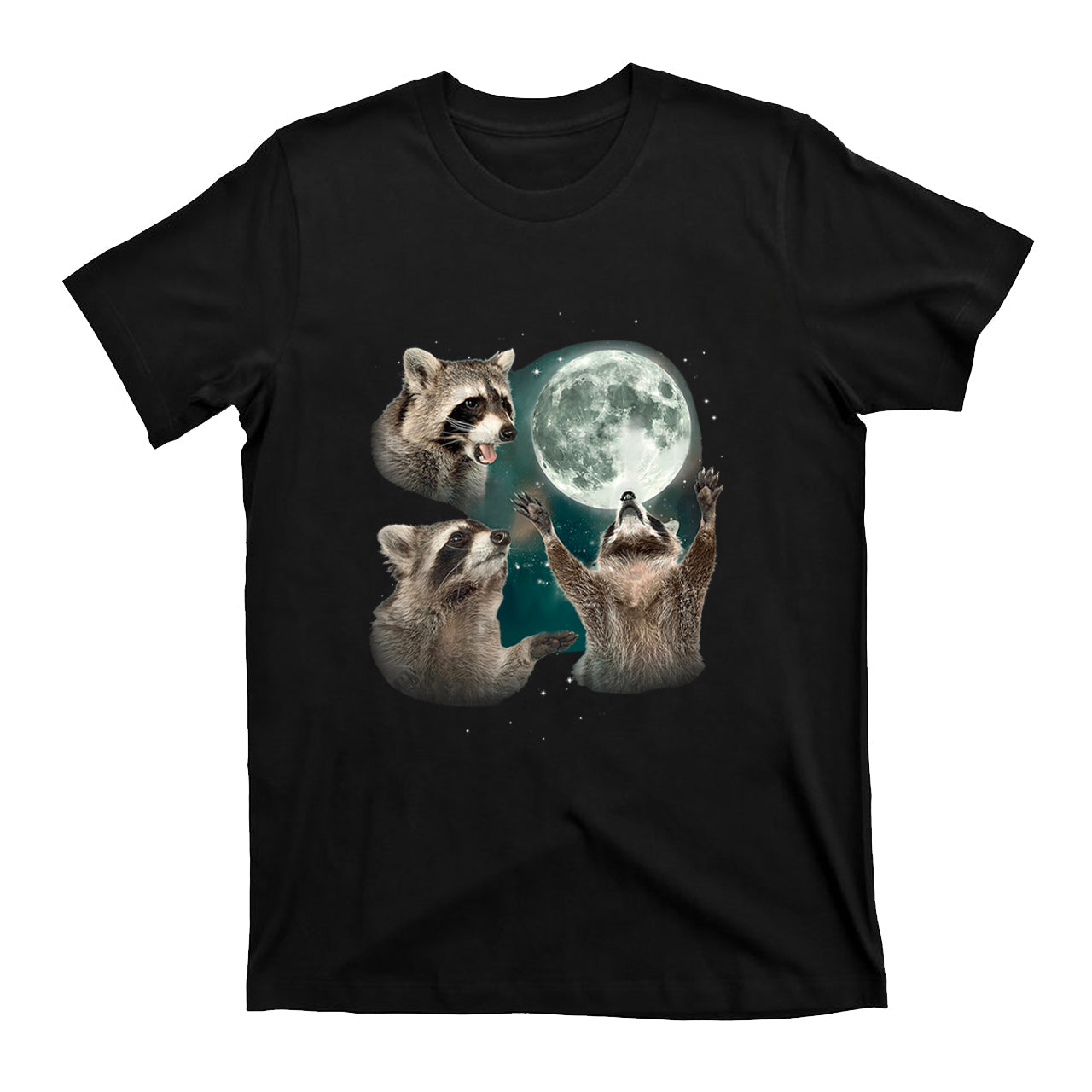 Three Raccoons T-Shirts