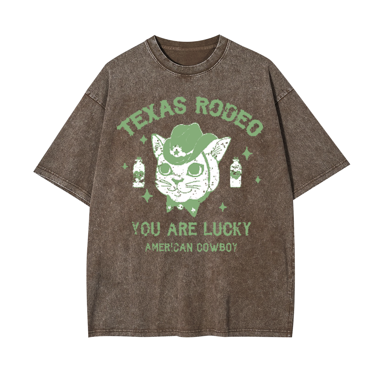 You Are Lucky American Cowboy Garment-dye Tees