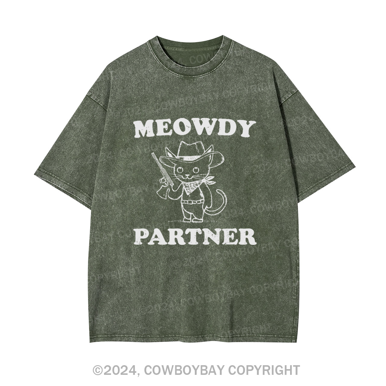 Meowdy Partner Garment-dye Tees