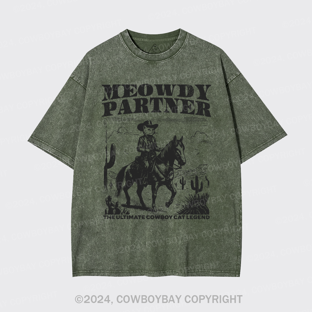 The Ultimate Cowboy Cat Legend Garment-dye Tees