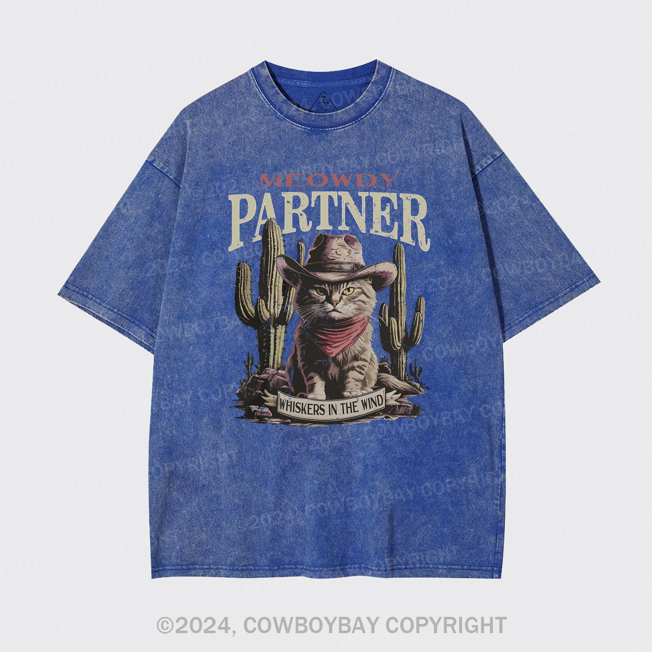 Whiskers In The Wind Garment-dye Tees