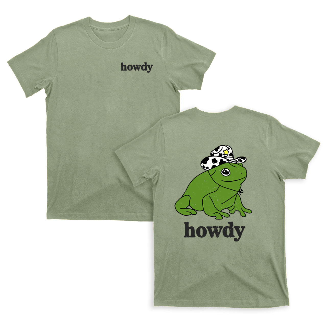 Howdy Cute Frog T-Shirts