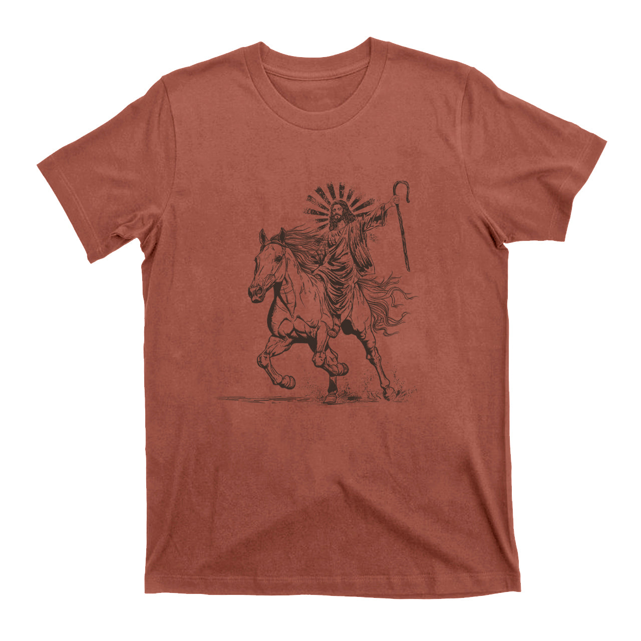 Jesus Riding Horse T-Shirts