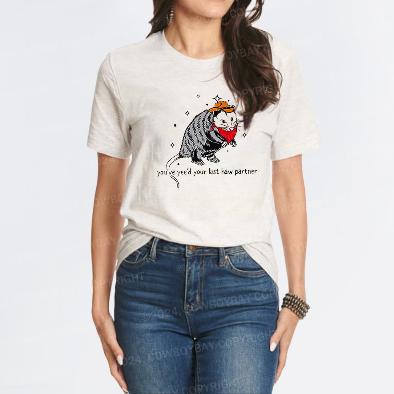 Cowboy Possum T-Shirts