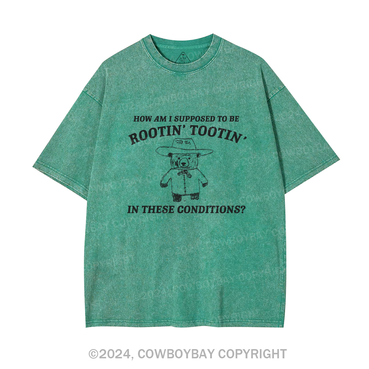 I Can't Root And Toot In These Conditions Garment-dye Tees