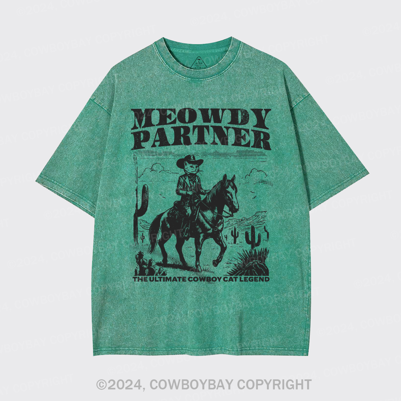 The Ultimate Cowboy Cat Legend Garment-dye Tees