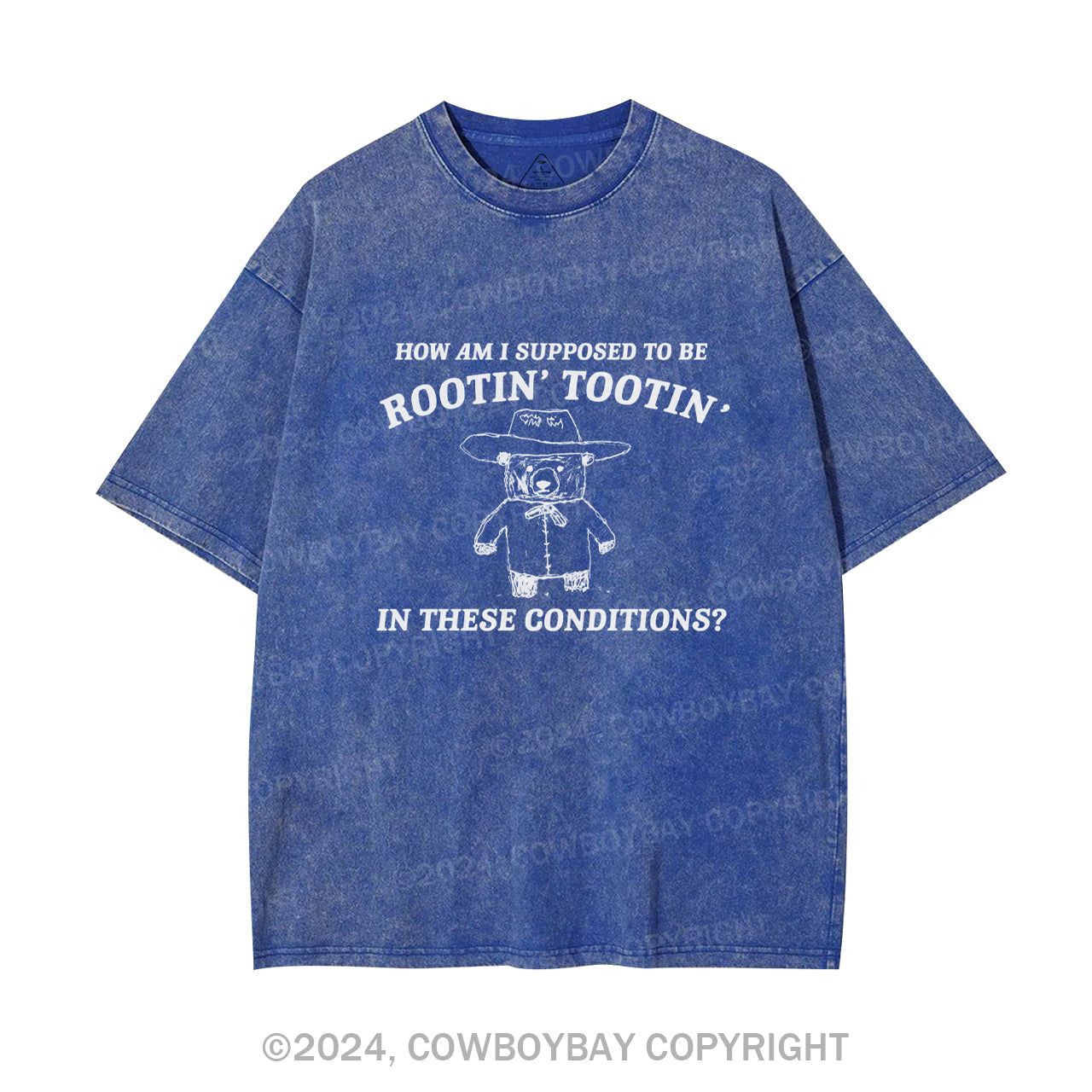 I Can't Root And Toot In These Conditions Garment-dye Tees