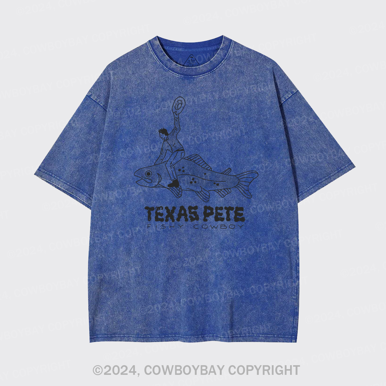 Texas Pete Cowboy  Garment-dye Tees