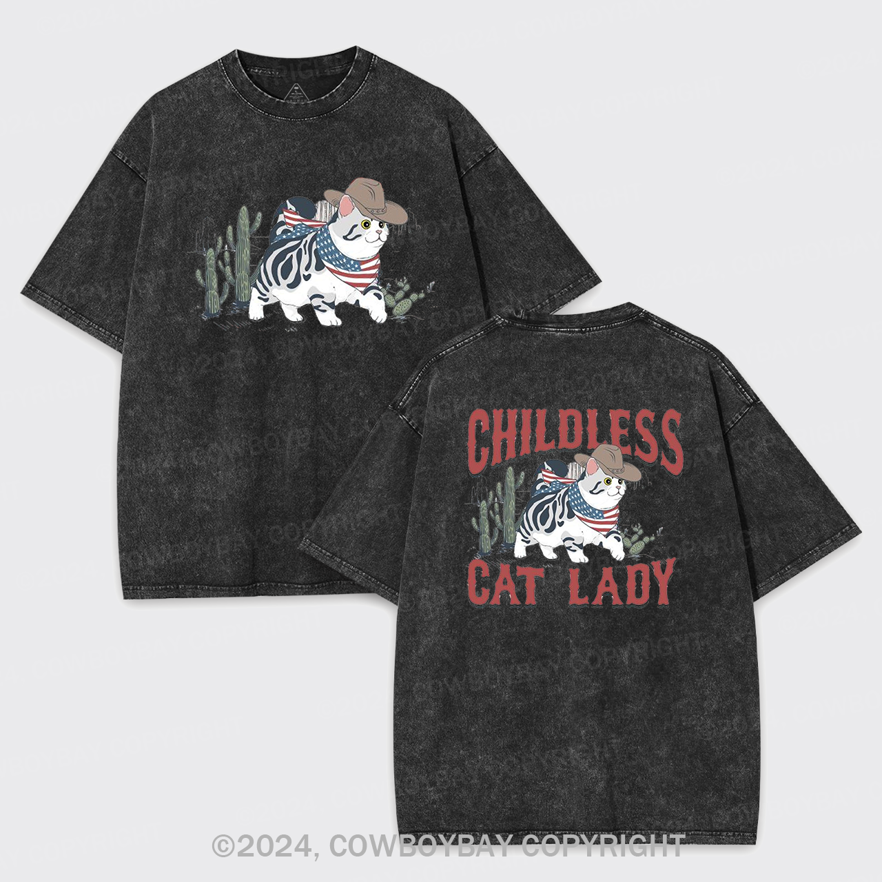 Childless Cat Lady Garment-dye Tees