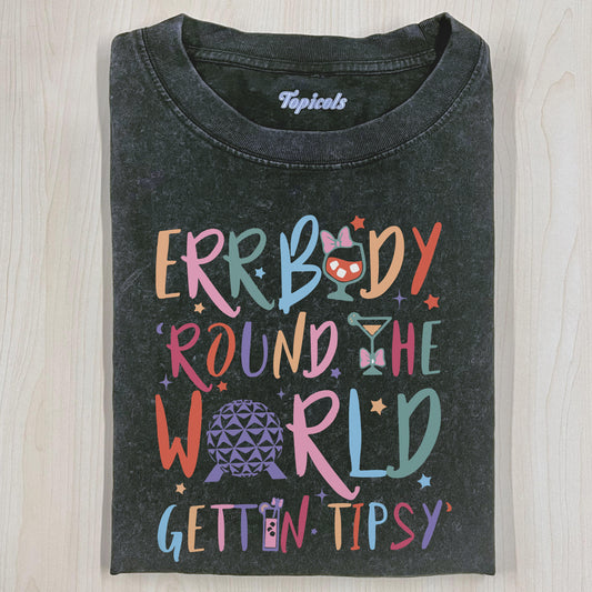 DRINKING AROUND THE WORLD SHIRT