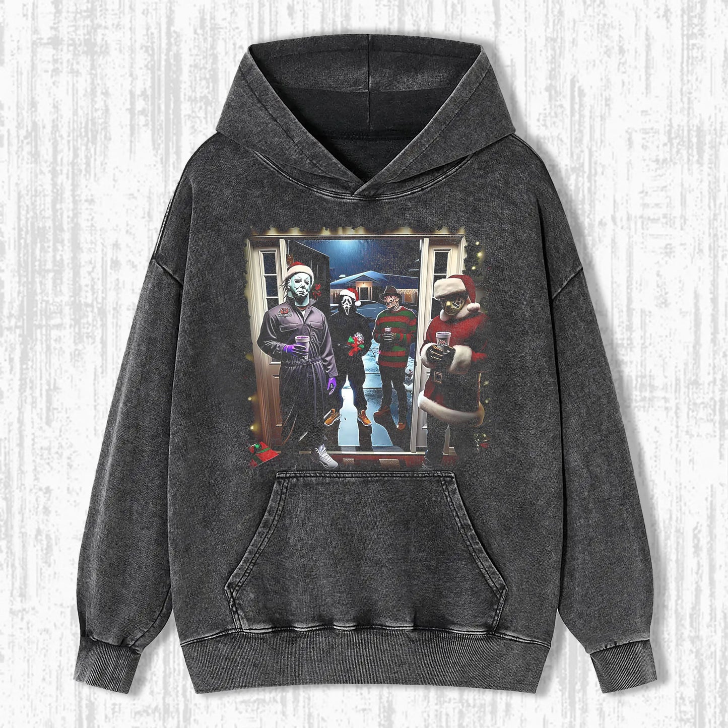 FUNNY CHRISTMAS HORROR MOVIES HOODIES