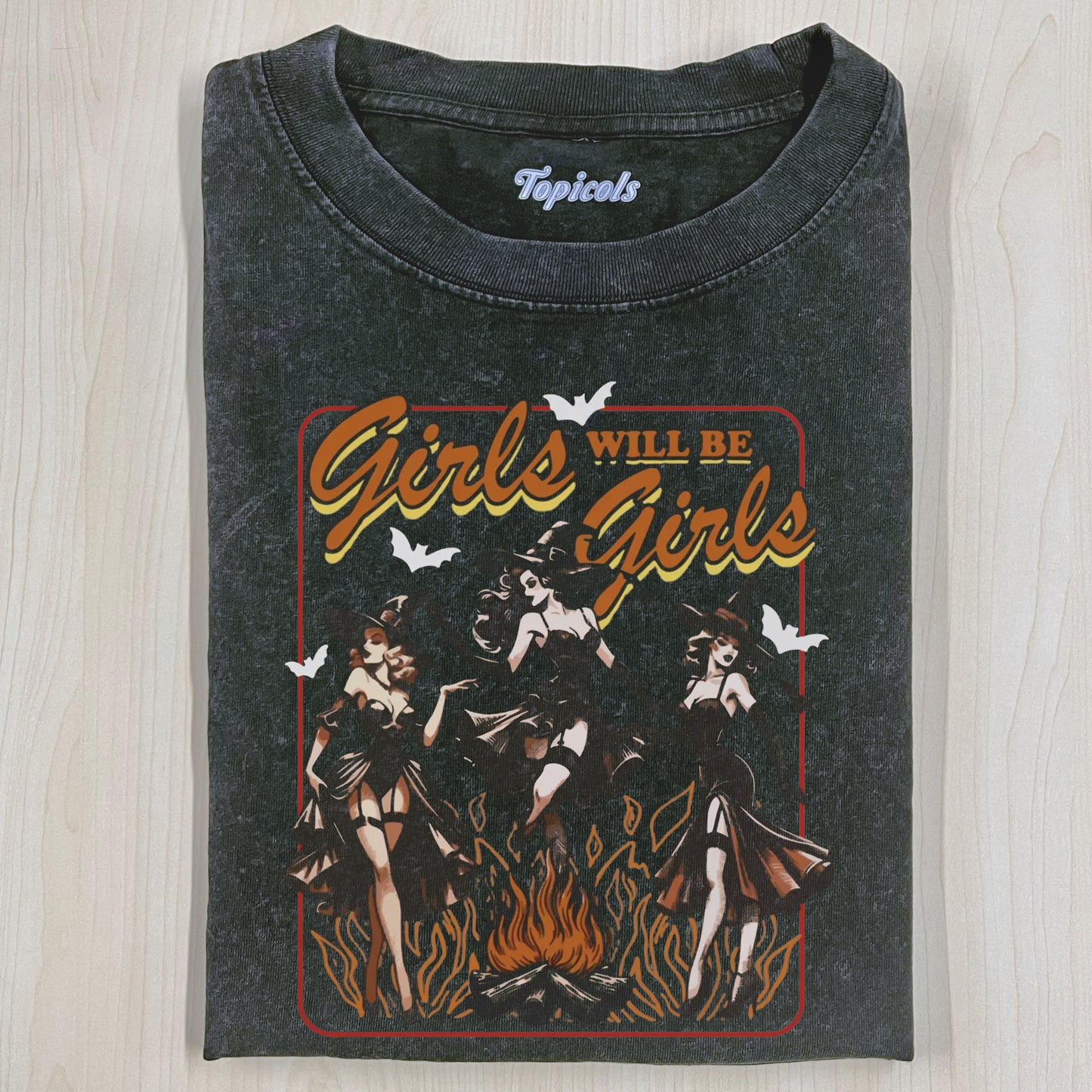 GIRLS WILL BE GIRLS HALLOWEEN TEE