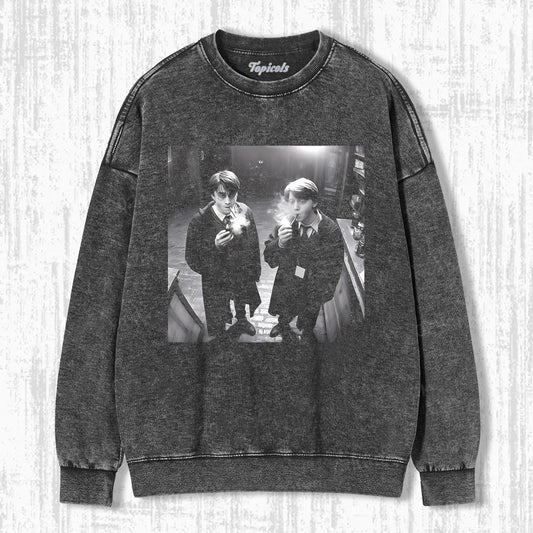 HARRY AND RON SMOKING SWEATSHIRTS