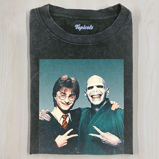 HARRY AND VOLDEMORT SELFIE SHIRT