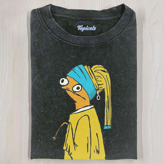 HET MEISJE MET DE PAREL T-SHIRT