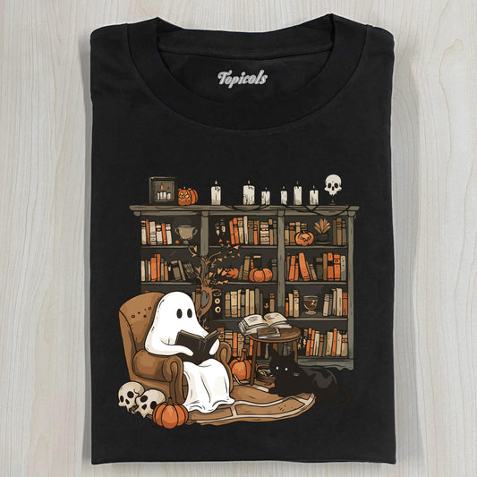 LIBRARIAN GHOST HALLOWEEN SHIRT